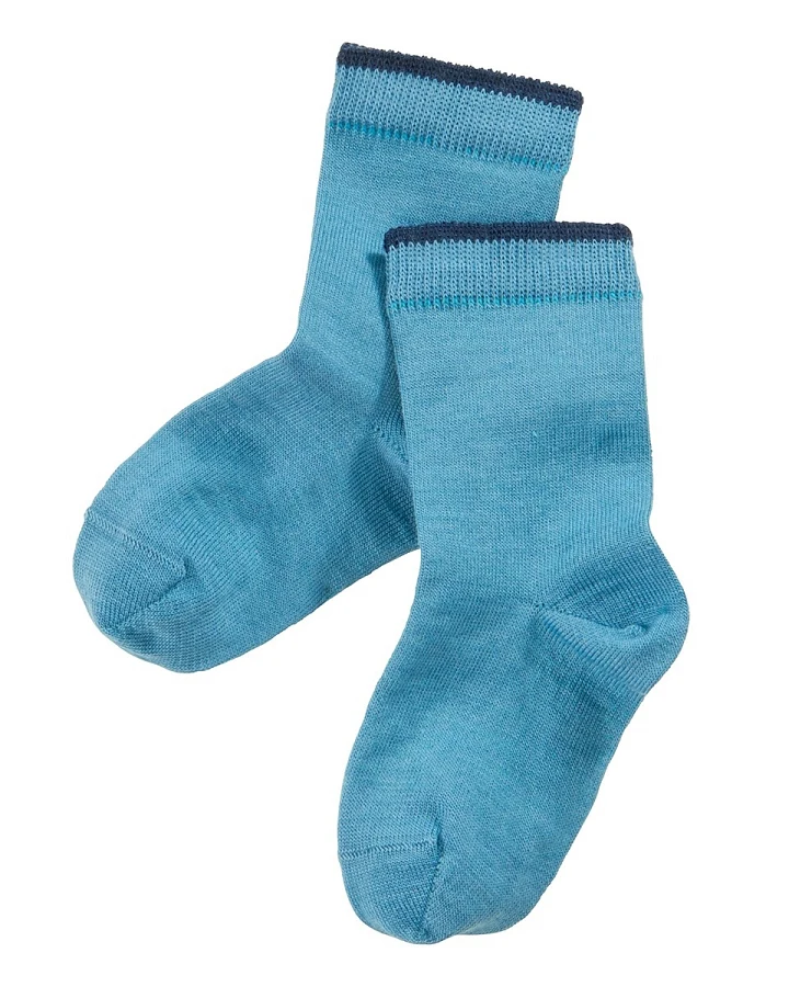 Kinder Socken bergblau Gr.1-2