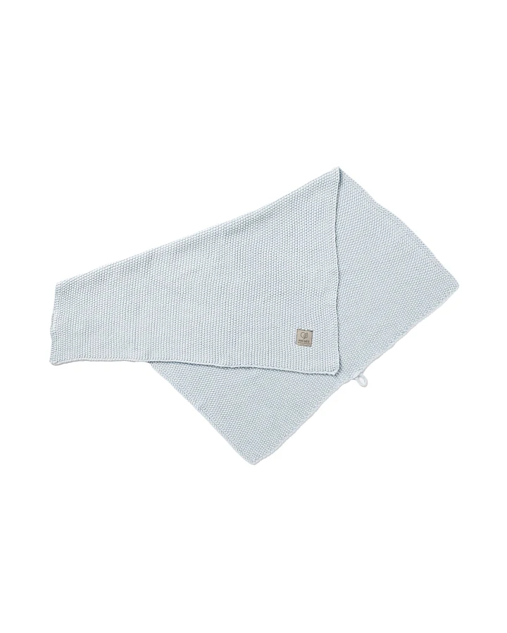 Handtuch Bio-Baumwolle Perl-Strick-Qualität sky blue Maße 50 x 70 cm