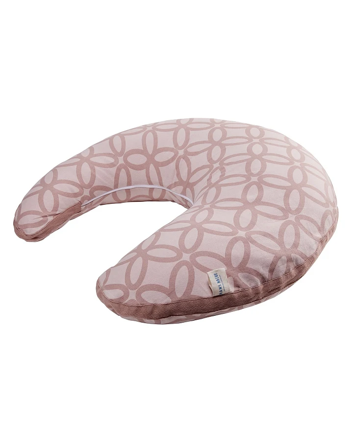 Stillkissen Stillmond, Bezug Bio-Baumwolle, Kapok-Füllung rosé Maße 60 x 60 cm