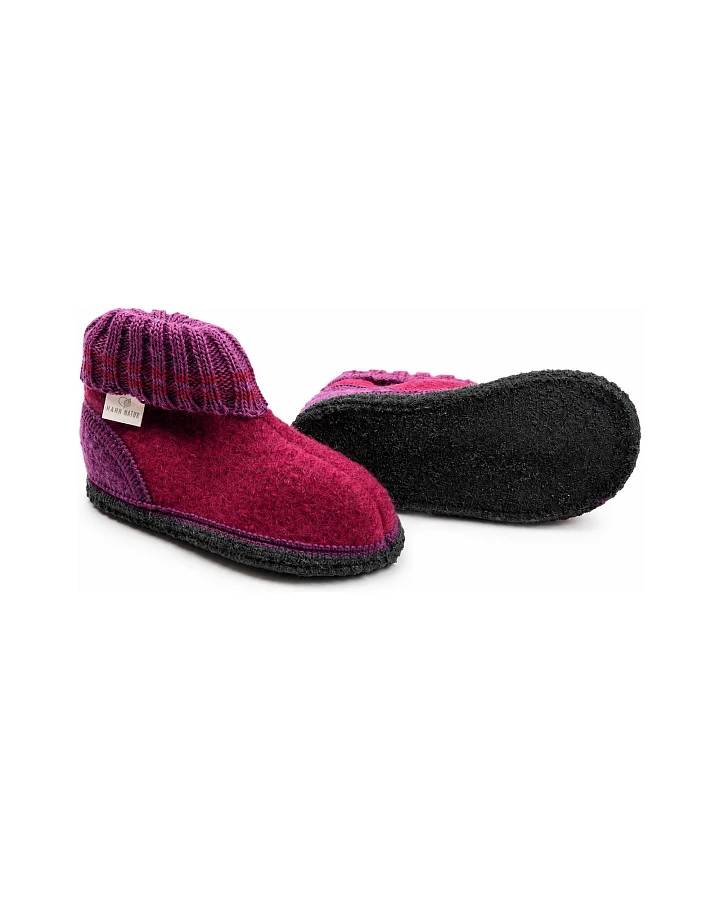 Kinder Hausschuhe Hüttenschuhe fuchsia Gr.24