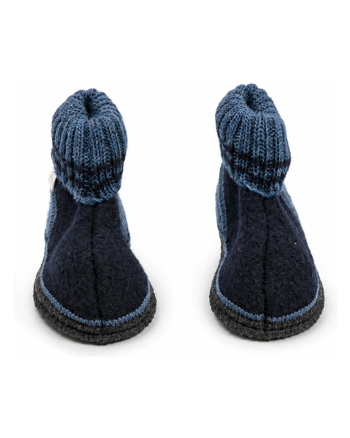 Kinder Hausschuhe Hüttenschuhe nachtblau Gr.26 – Ansicht 2