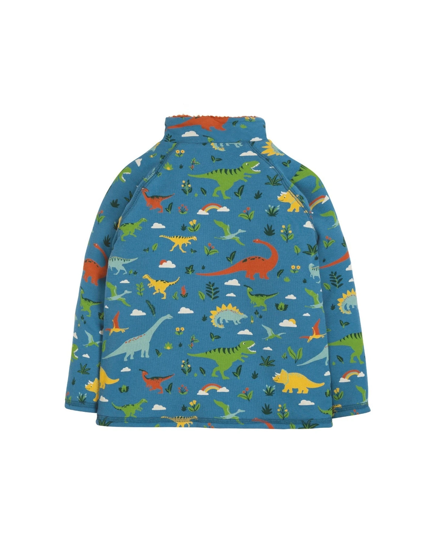 Frugi Kinder Wendepullover Dino Gr.4 (12-18 Monate) – Ansicht 2