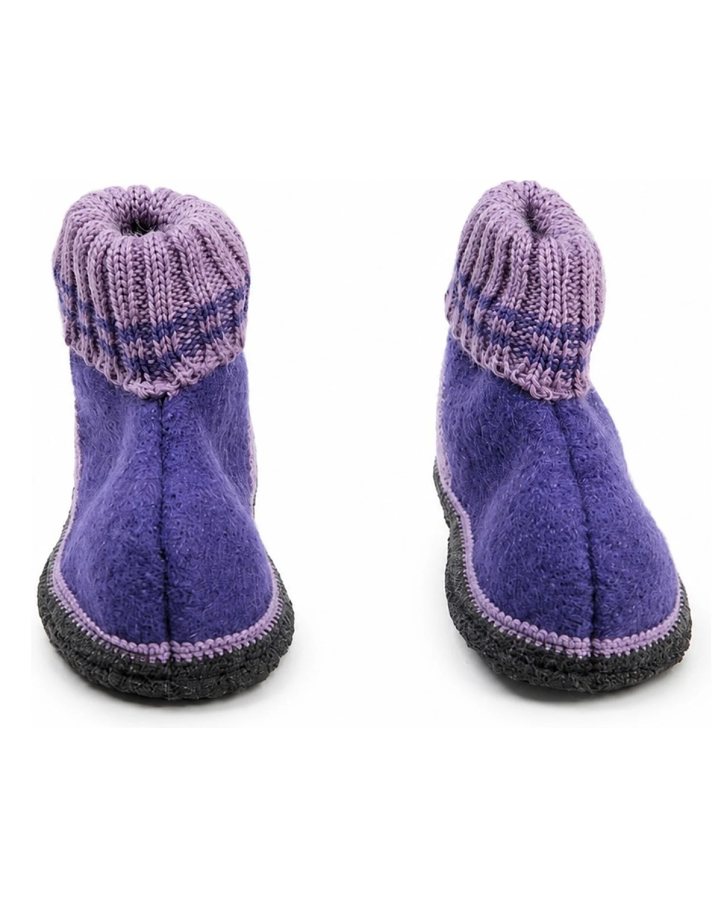Kinder Hausschuhe Hüttenschuhe pflaume Gr.30 – Ansicht 2