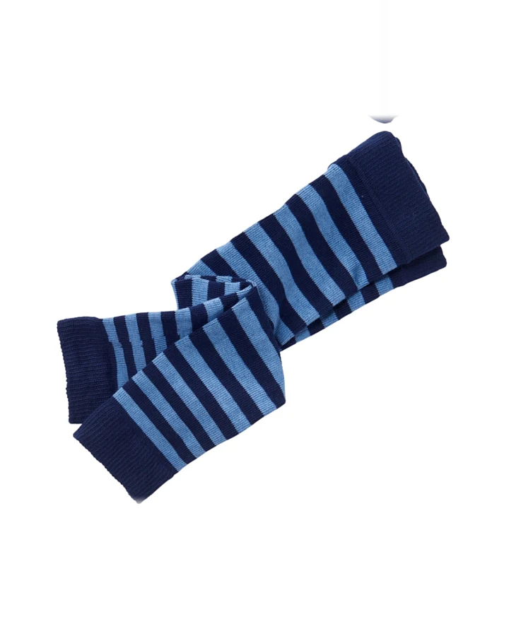 Baby Leggings Baumwolle (kbA) blau-geringelt Gr.00