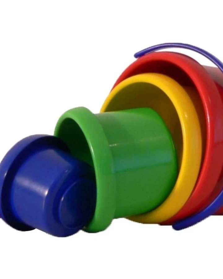 Produktseite: Spielstabil Babyspielzeug Stapelbecher-Set 5-teiliges Baby Spielzeug zum Stapeln
