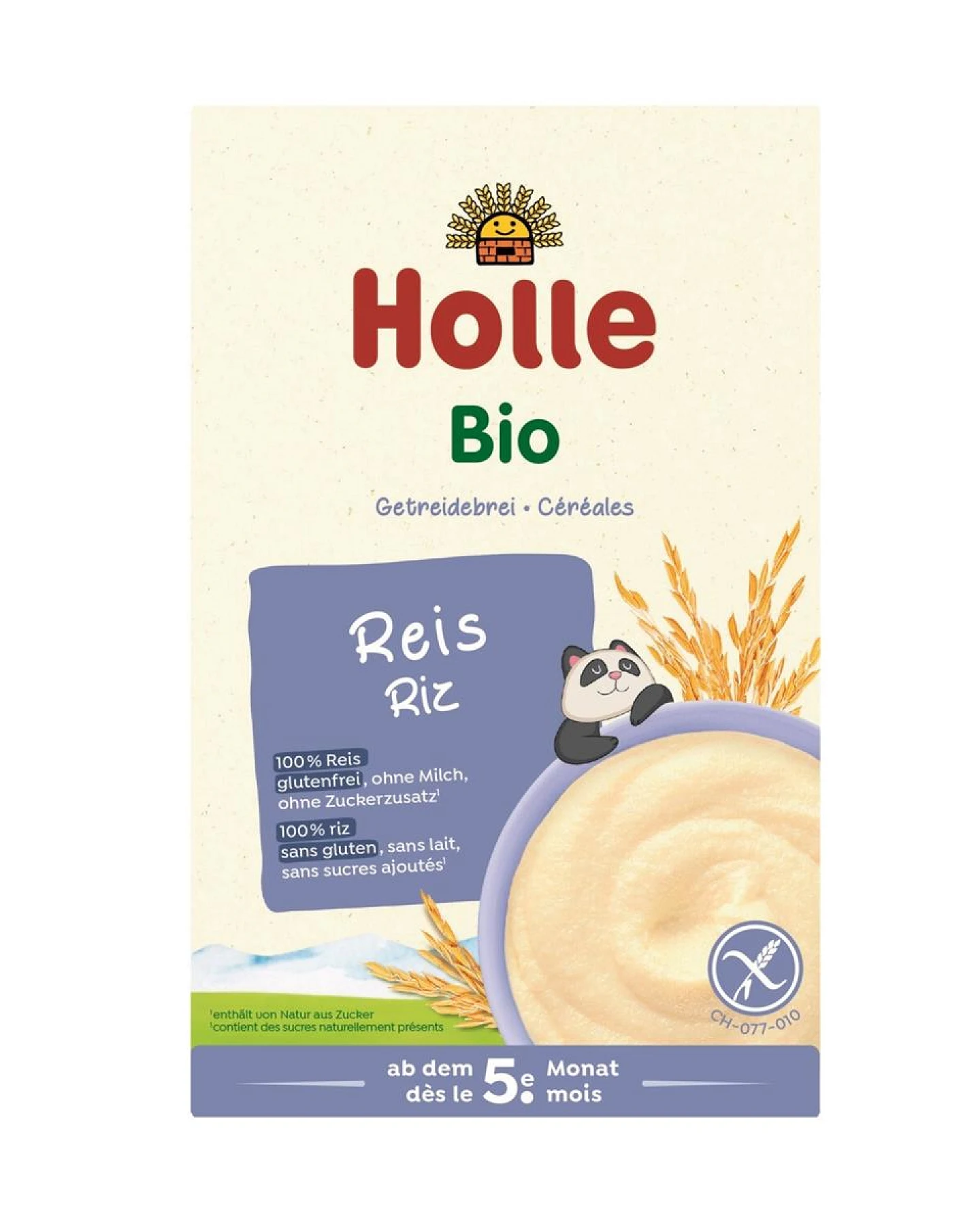 Holle Bio-Babybrei Reisflocken (glutenfrei) 250 g – Ansicht 2