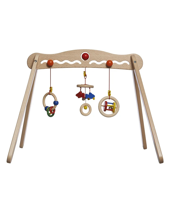 Babytrainer Spieltrapez Buche und Ahorn