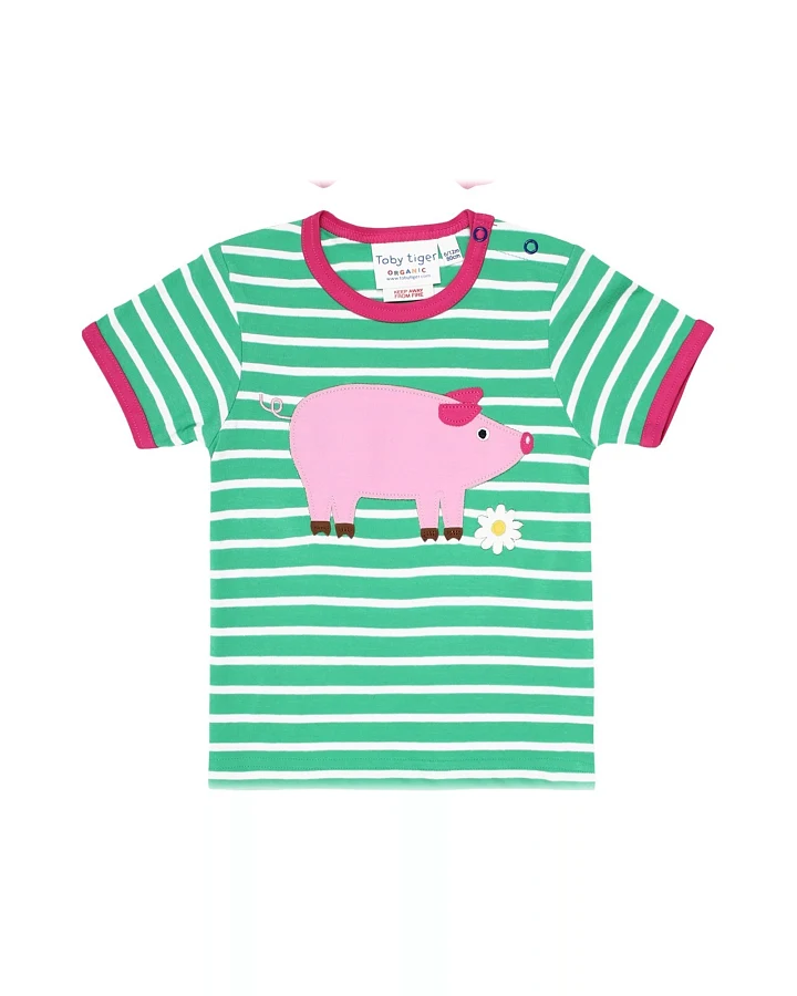 Kinder T-Shirt Schwein Gr.86 (12-18 Monate)