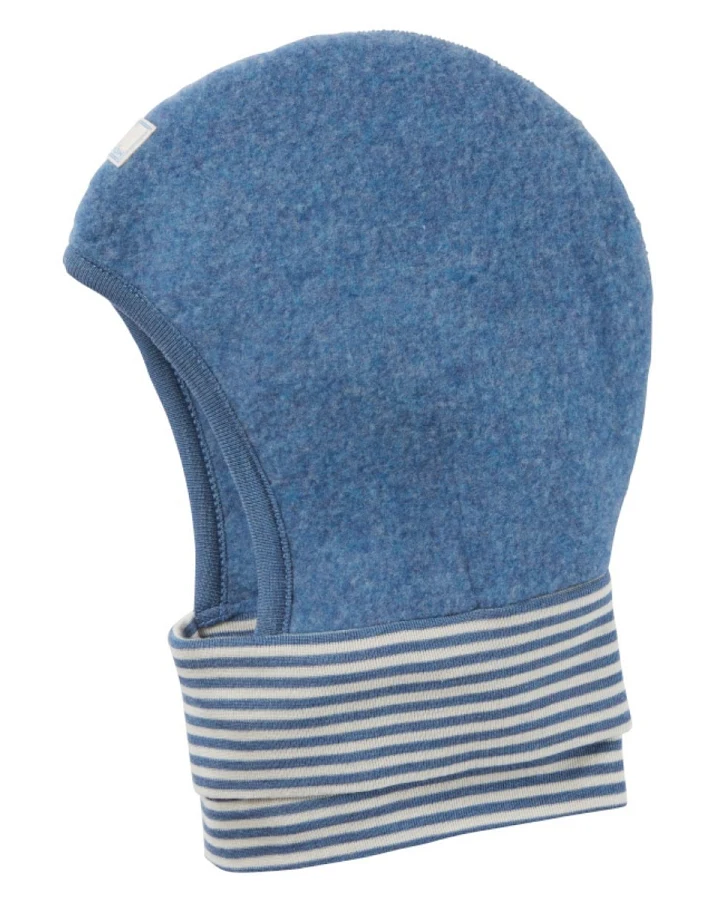 Pickapooh Baby und Kinder Schlupfmütze Schlüpfli Wolle Seide Fleece jeans Gr. 52