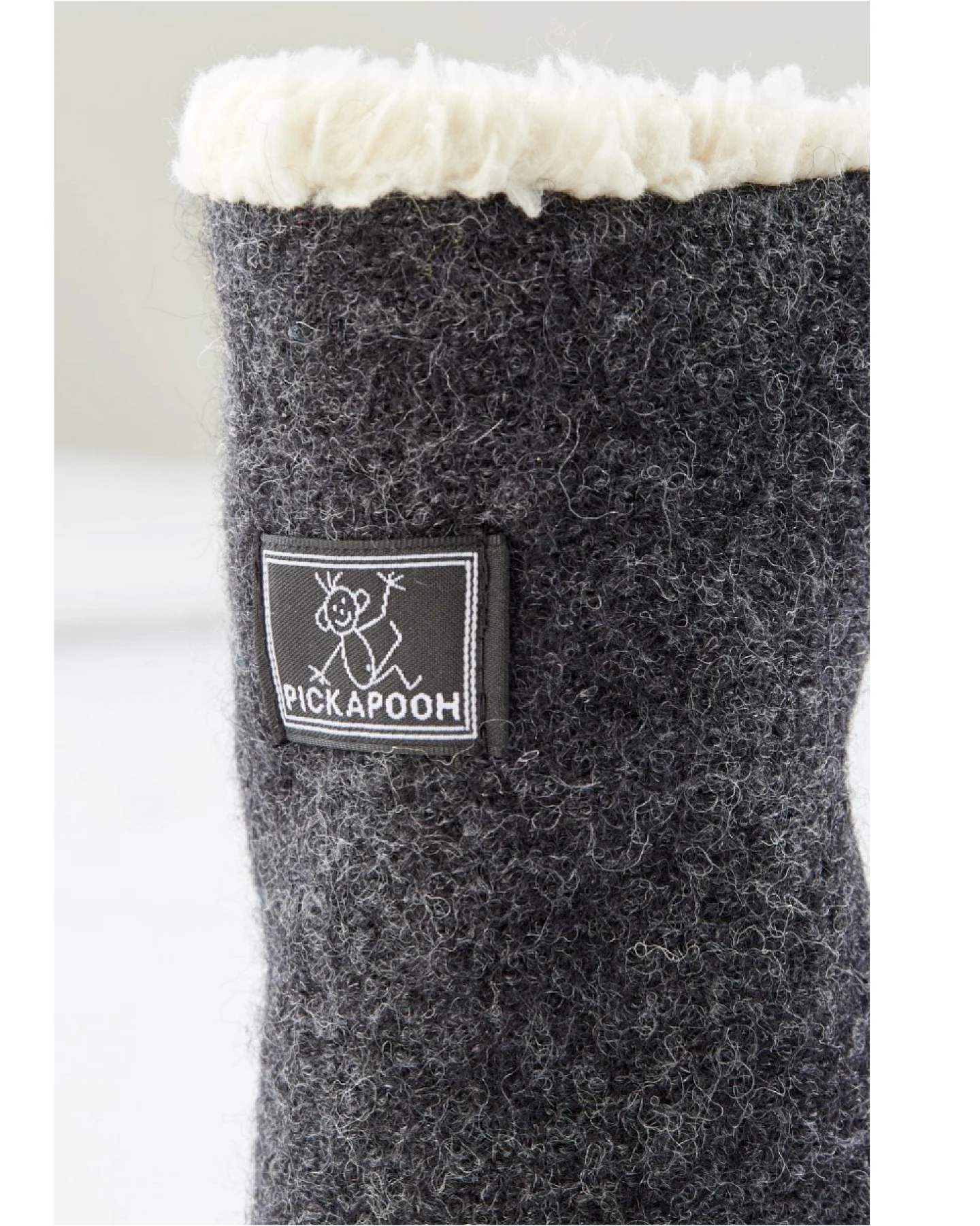 Pickapooh Baby Hausschuhe Babyschuhe Walk-Boots anthrazit Gr. 2 (3-6 Monate) – Ansicht 2