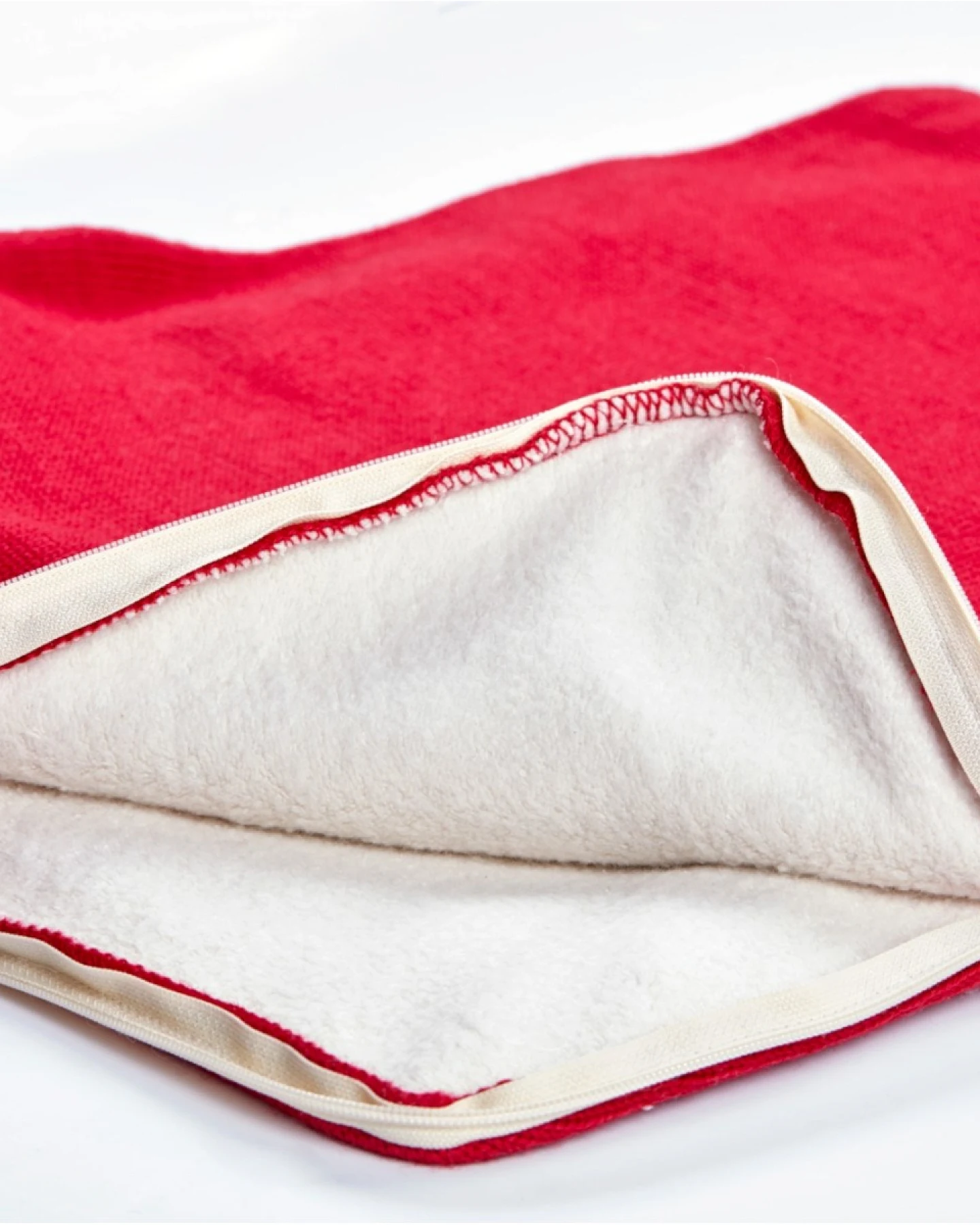 Schlafsack Baby mit Arm Bio-Merinowolle burgund Gr. 62/68 – Ansicht 2