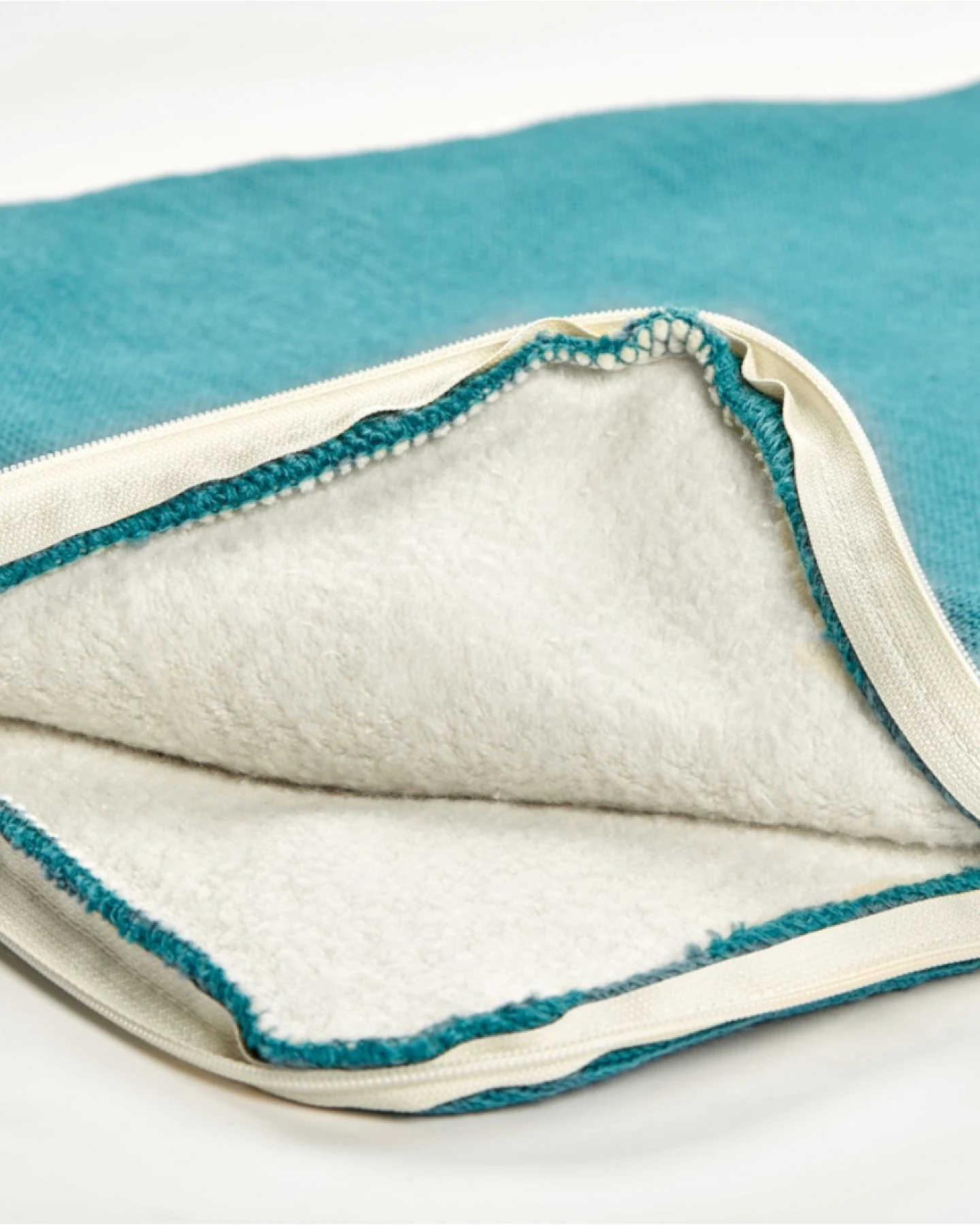Schlafsack Baby mit Arm Bio-Merinowolle karibik Gr. 62/68 – Ansicht 2