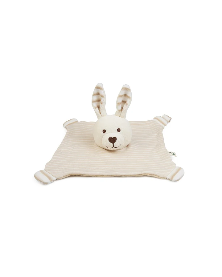 Schnuffeltuch Hase Bio-Baumwolle Maße 23,5 x 21,5 cm