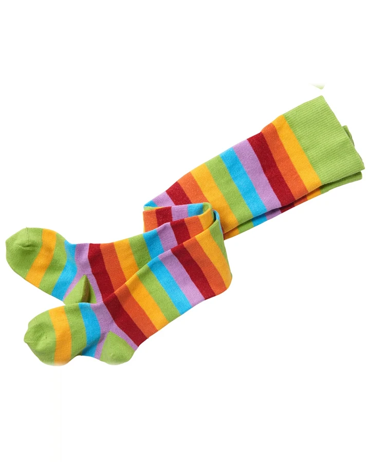 Kinder Strumpfhose Baumwolle (kbA) stachelbeere-sonne Gr.3-4