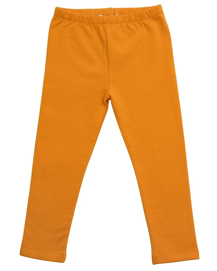 Kinder Leggings Thermo Bio-Baumwolle curry Gr. 86/92
