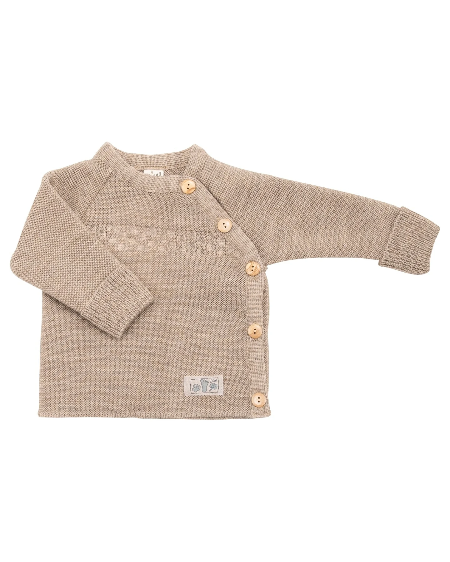 Lilano Babyjäckchen Bio-Schurwolle marine Gr.62/68 – Ansicht 2