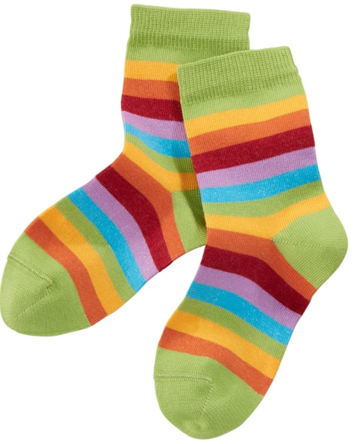 Kinder Socken Baumwolle (kbA) stachelbeer-sonne Gr.3-4