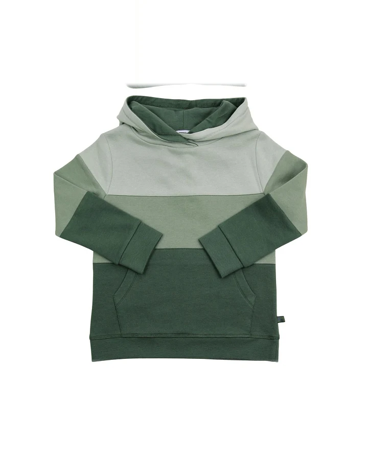 Hoodie Kapuzenpullover Bio-Baumwolle sage-dark green Gr. 98