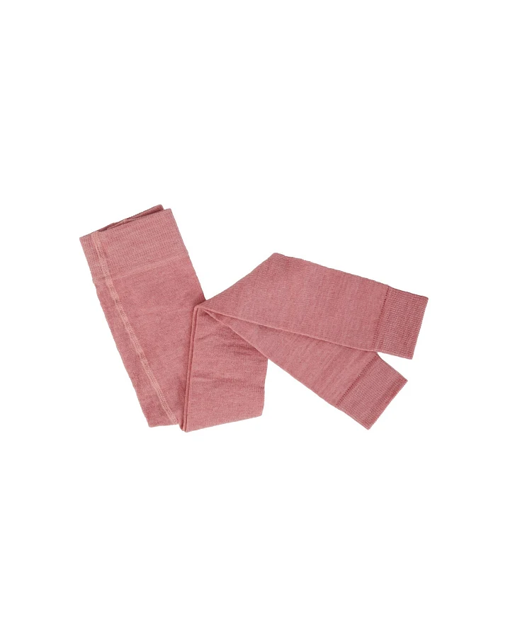 Kinder Leggings Bio-Schurwolle, Bio-Baumwolle, altrosa Gr. 1-2