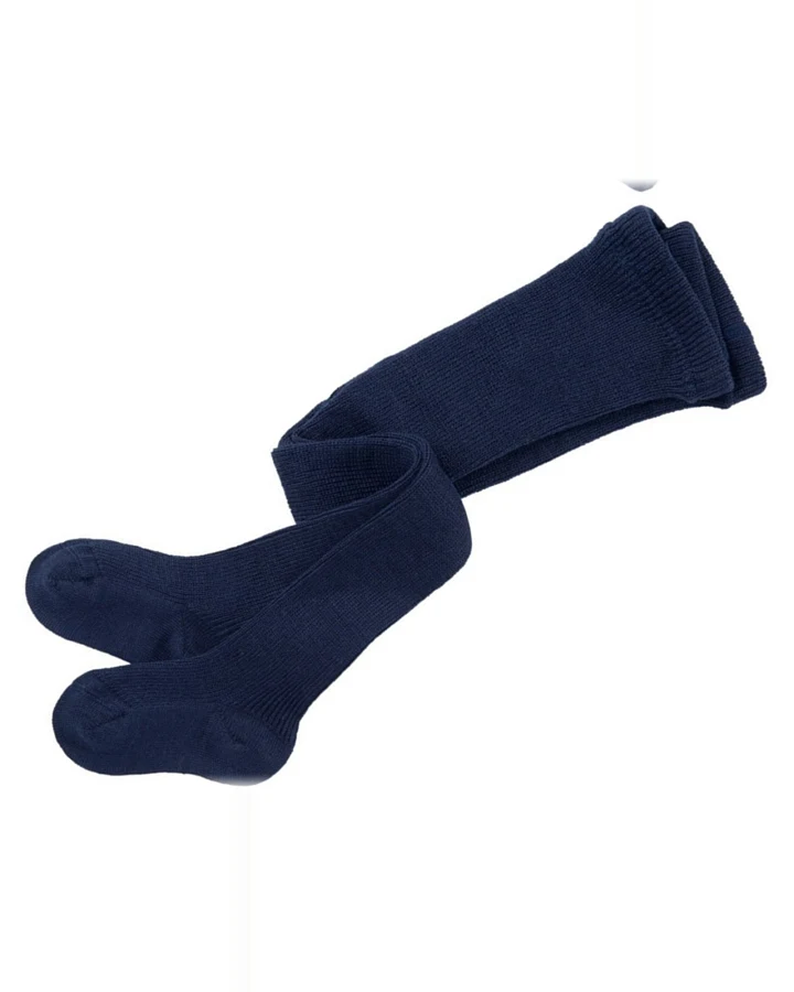 Baby Strumpfhose Bio-Schurwolle marine Gr. 01
