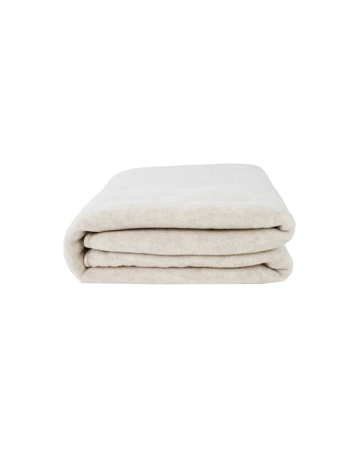 Pickapooh Kuscheldecke Bio-Merinowolle Fleece natur Maße 160 x 180 cm