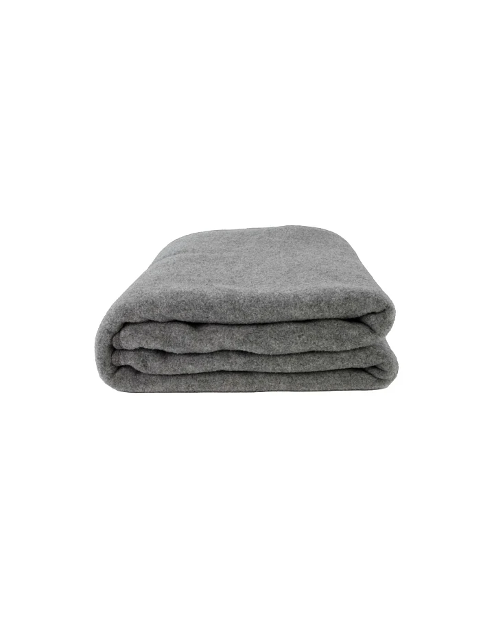 Pickapooh Kuscheldecke Bio-Merinowolle Fleece grau Maße 160 x 180 cm