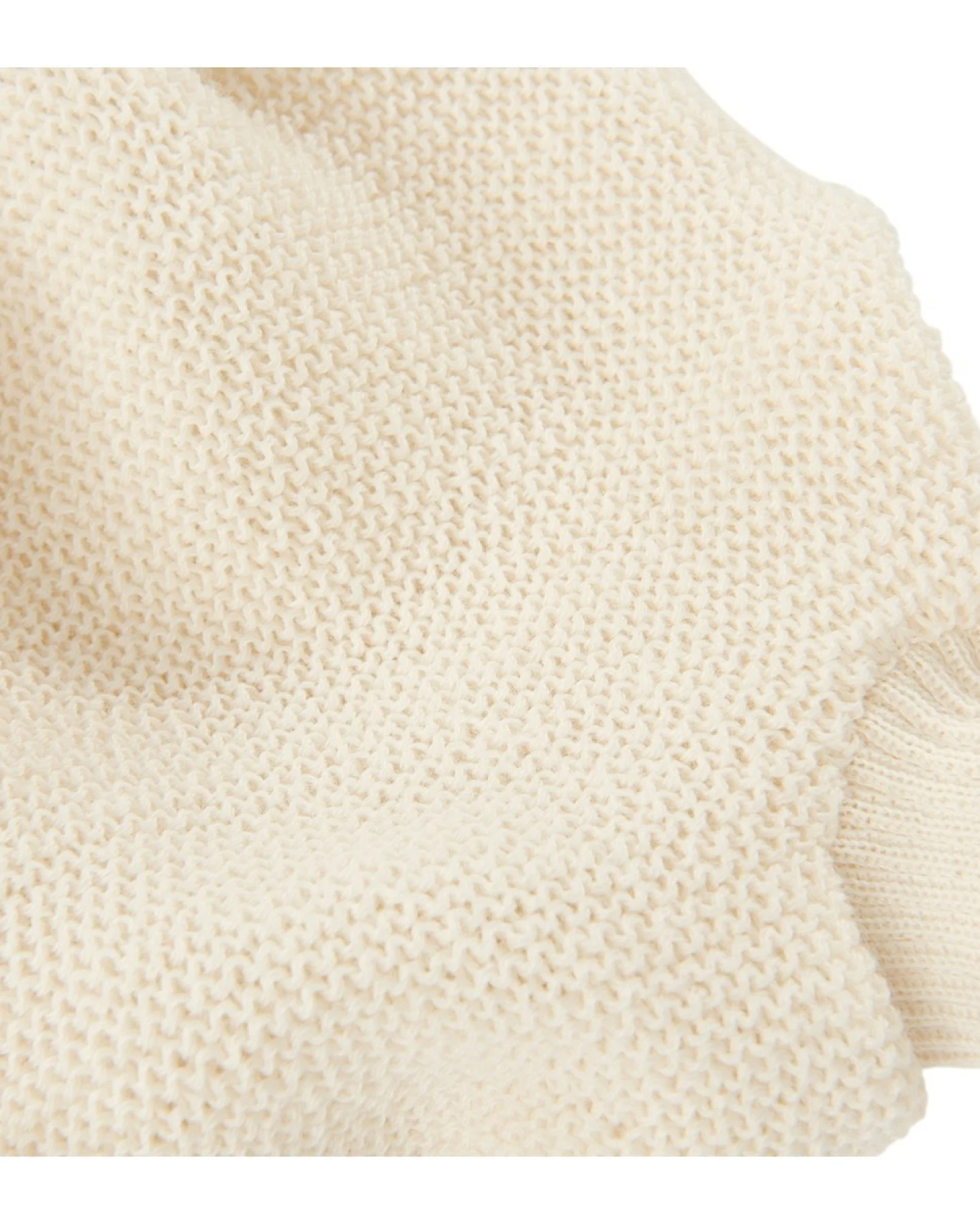 Wollwindelhose einlagig natur, 100% Schurwolle (kbT) Gr.74/80 – Ansicht 2