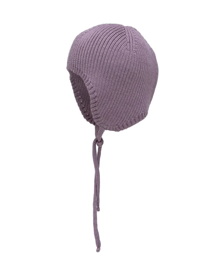 Pickapooh Baby Mütze Wolle Seide Feinstrick altrose Gr. 1 (36-40 cm)