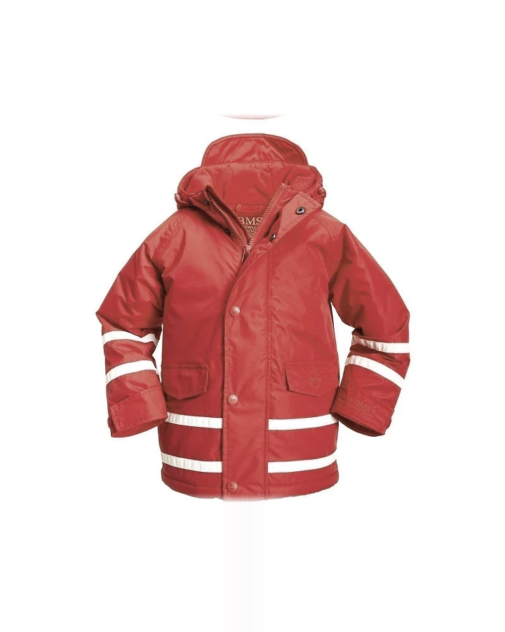 BMS Kinder Winterjacke atmungsaktiv und wasserdicht SoftLan rot Gr.86