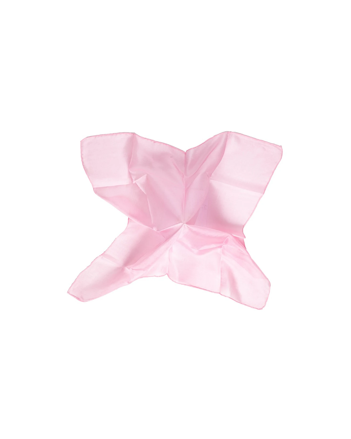 Seidentuch, 27 x 27 cm rosa – Ansicht 2