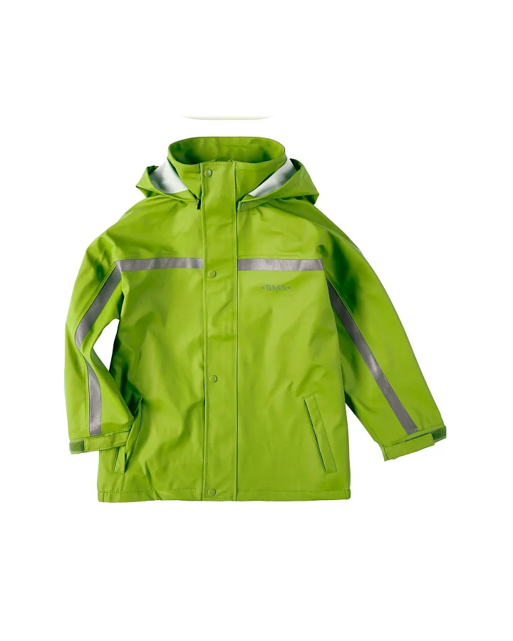 BMS Kinder Buddeljacke und Regenjacke Räuberwald SoftSkin limone Gr.86