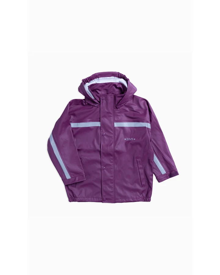 BMS Kinder Buddeljacke und Regenjacke Räuberwald SoftSkin purple Gr.80
