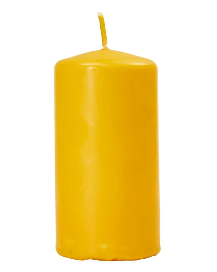 Bio-Stumpenkerze mit Bienenwachsüberzug 60 x 120 mm