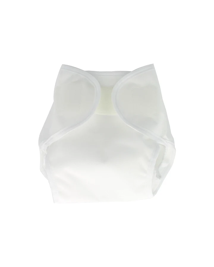 Überhose mit Klettverschluss weiß Gr. M (ca. 6-9 kg)