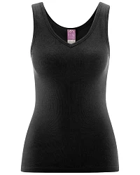 Produktseite: Living Crafts Damen V-Neck-Trägertop "Janine", black 44/46