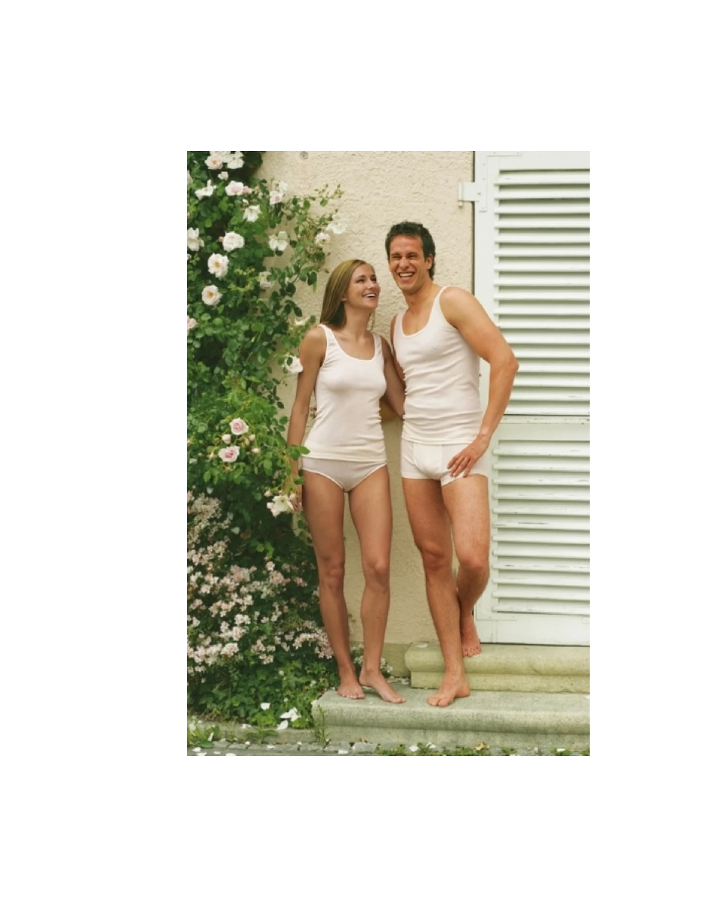 Engel Natur Herren Unterhemd Wolle Seide natur Gr.50/52 – Ansicht 2