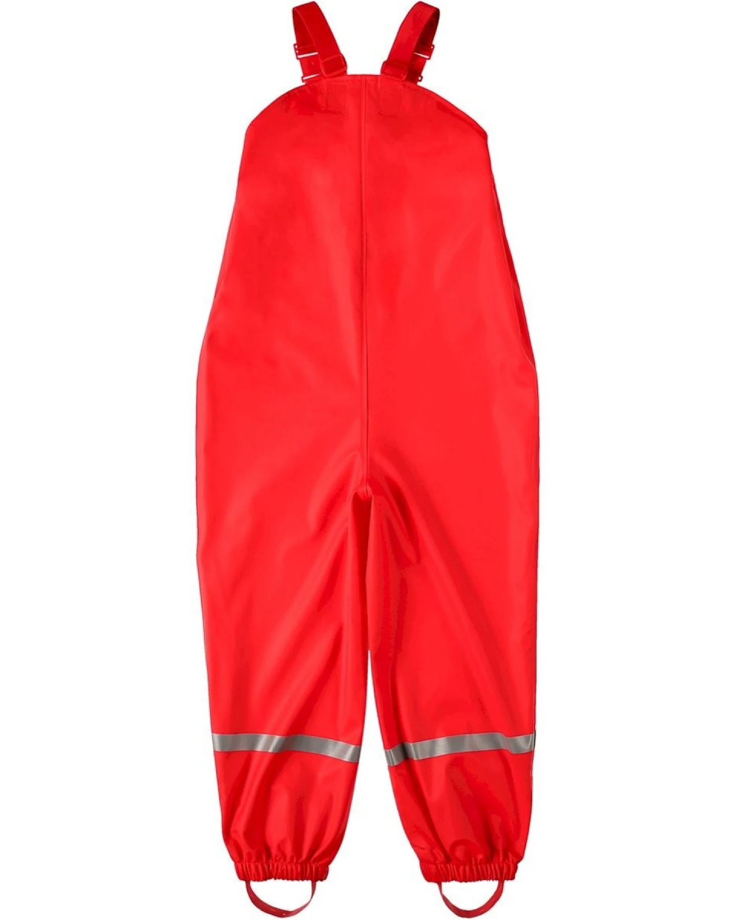BMS Kinder Buddelhose Regenhose mit Latz Räuberwald SoftSkin rot Gr.86 – Ansicht 2