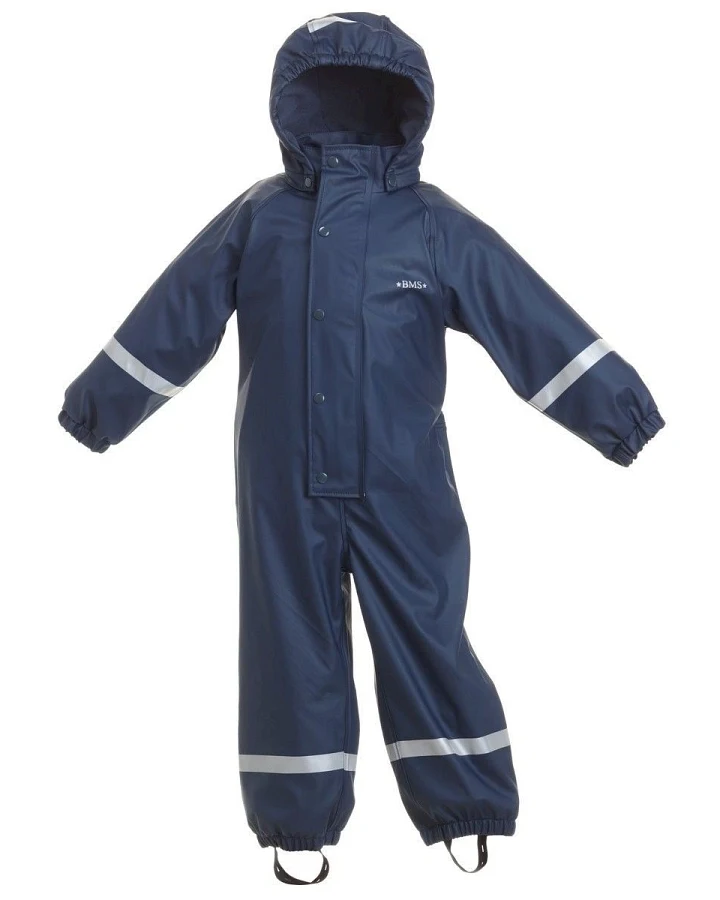 BMS Baby und Kinder Ganzjahr-Regenoverall Softskin marine Gr. 74