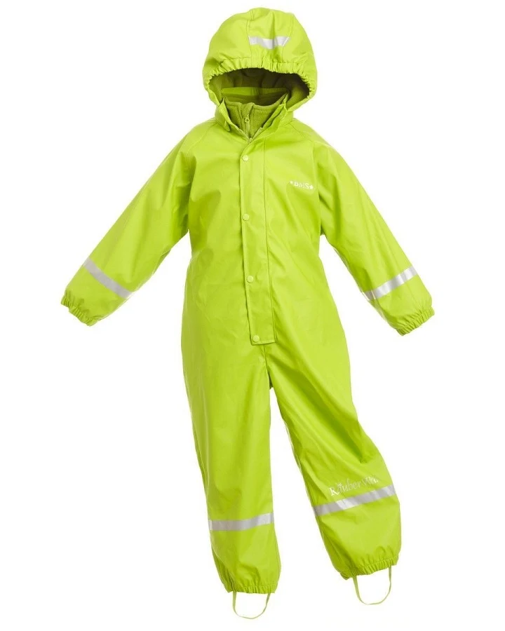 BMS Baby und Kinder Ganzjahr-Regenoverall SoftSkin limone Gr.86