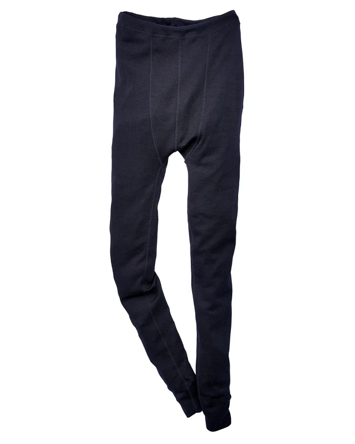 Engel Natur Herren Unterhose lang Wolle Seide schwarz 50/52