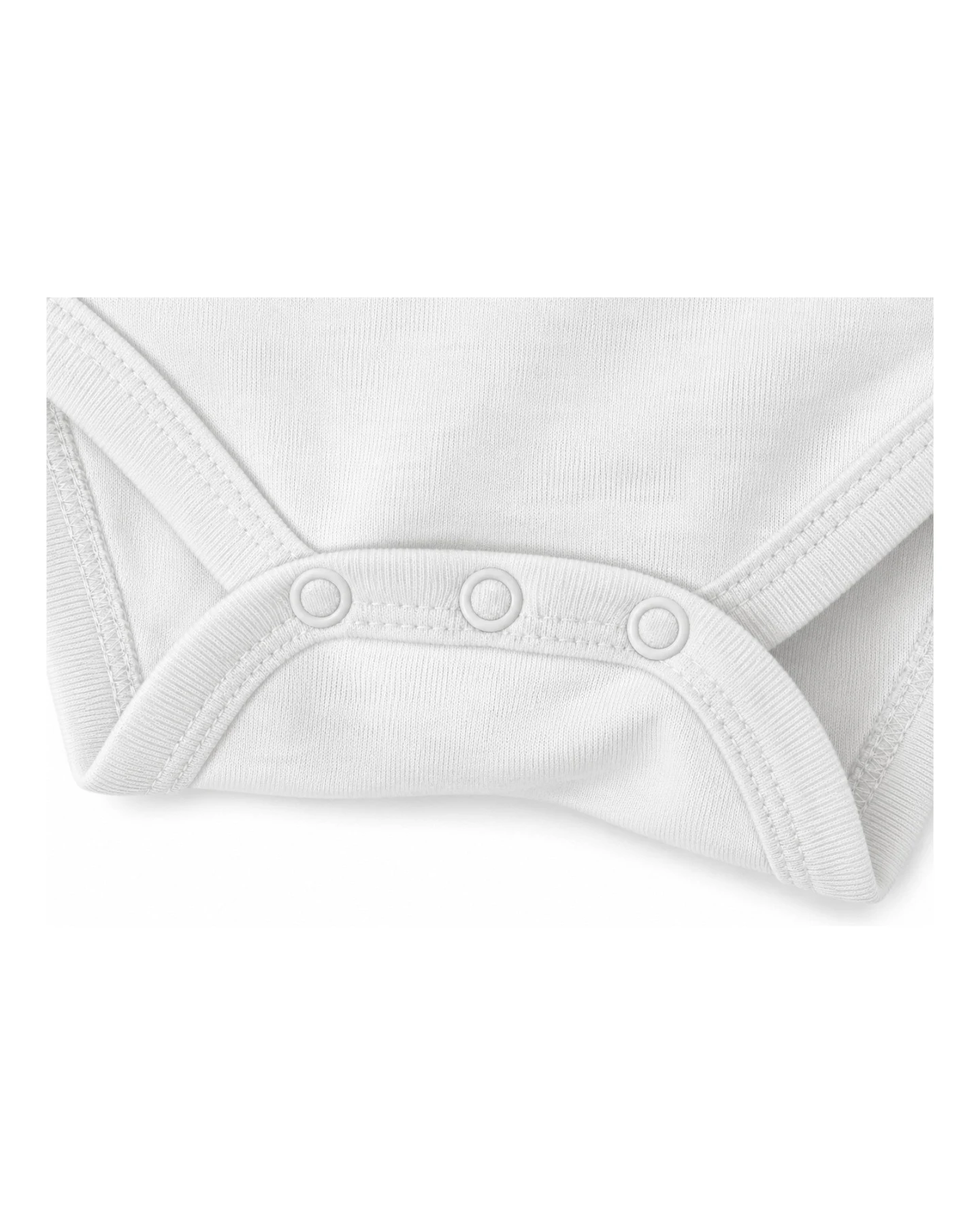 Baby Body Kurzarm Bio Baumwolle weiß Gr.50/56 – Ansicht 2