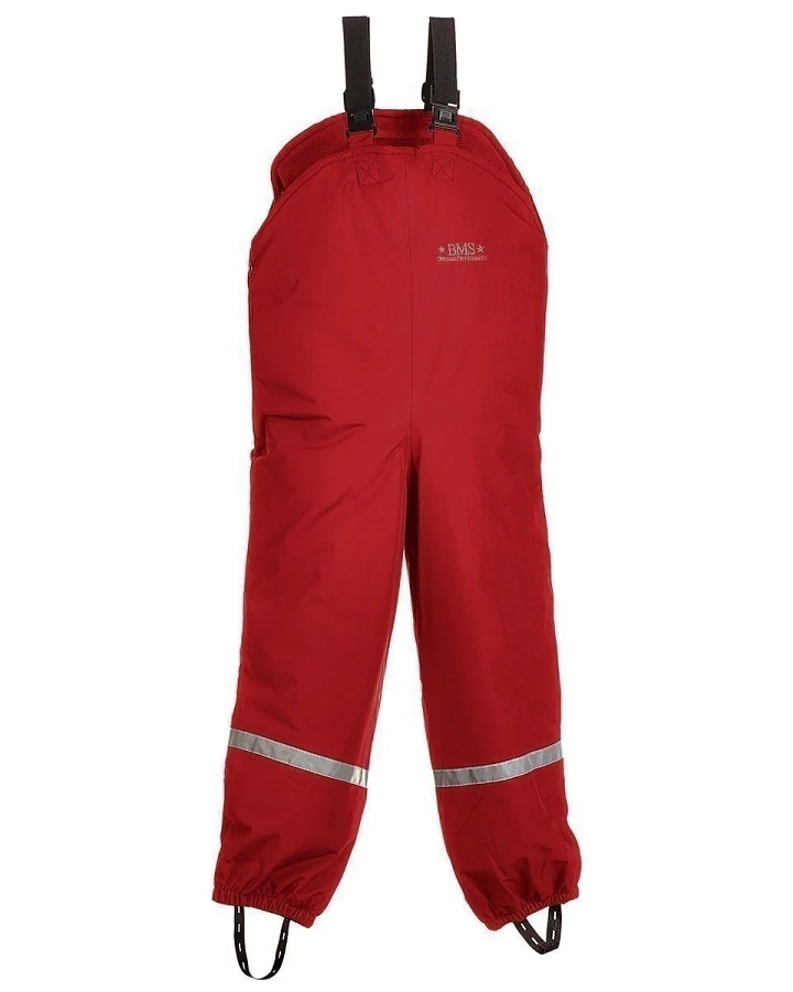 BMS Kinder Schneehose atmungsaktiv und wasserdicht SoftLan rot Gr.92