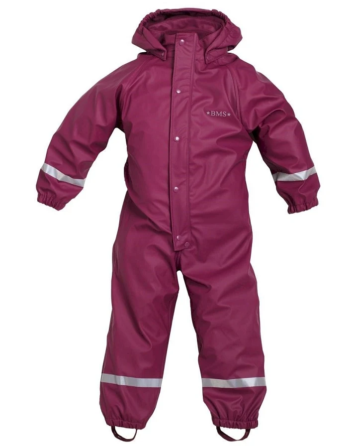 BMS Baby und Kinder Ganzjahr-Regenoverall SoftSkin purple Gr.74