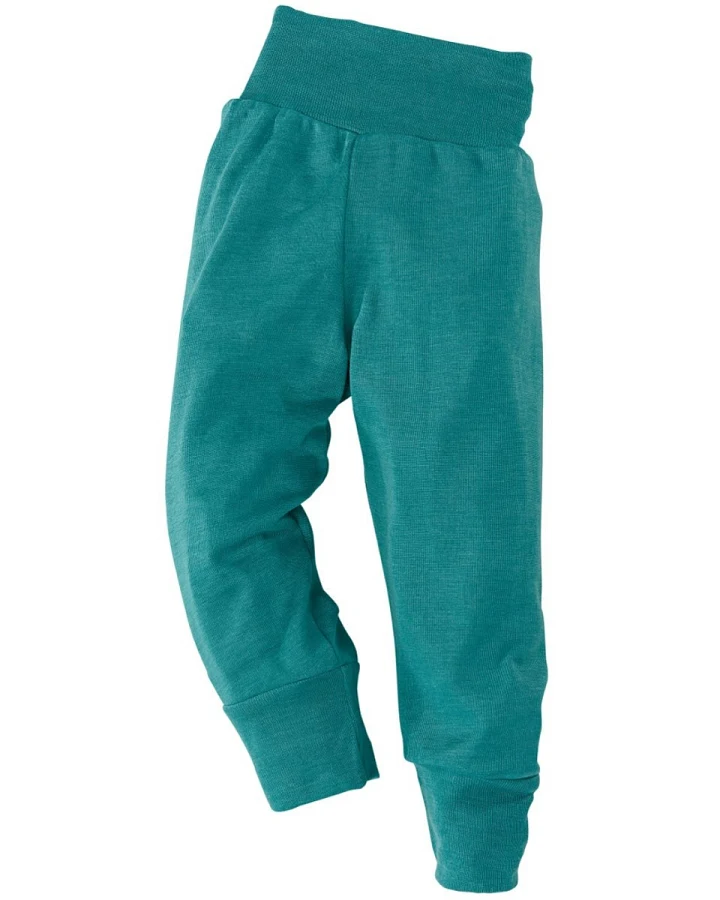 Engel Natur Baby Hose Wolle Seide eisvogel Gr.62/68