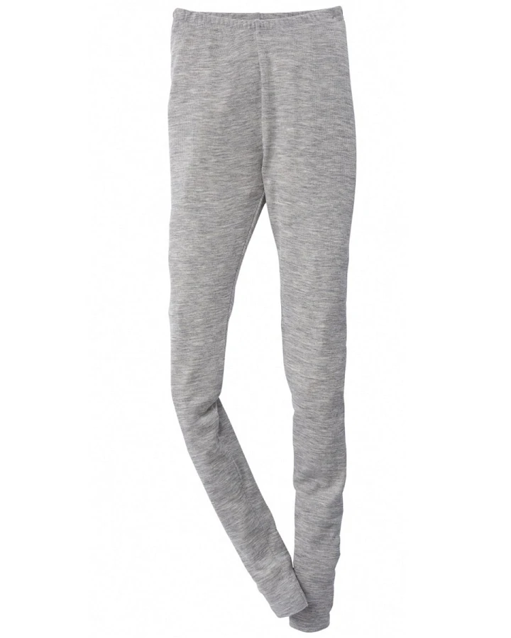 Engel Natur Damen Leggings Wolle Seide hellgrau-melange Gr.34/36