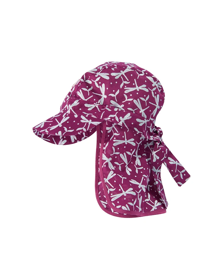 Pickapooh Baby und Kinder Sommerhut mit Nackenschutz Libelle orchidee Gr.52
