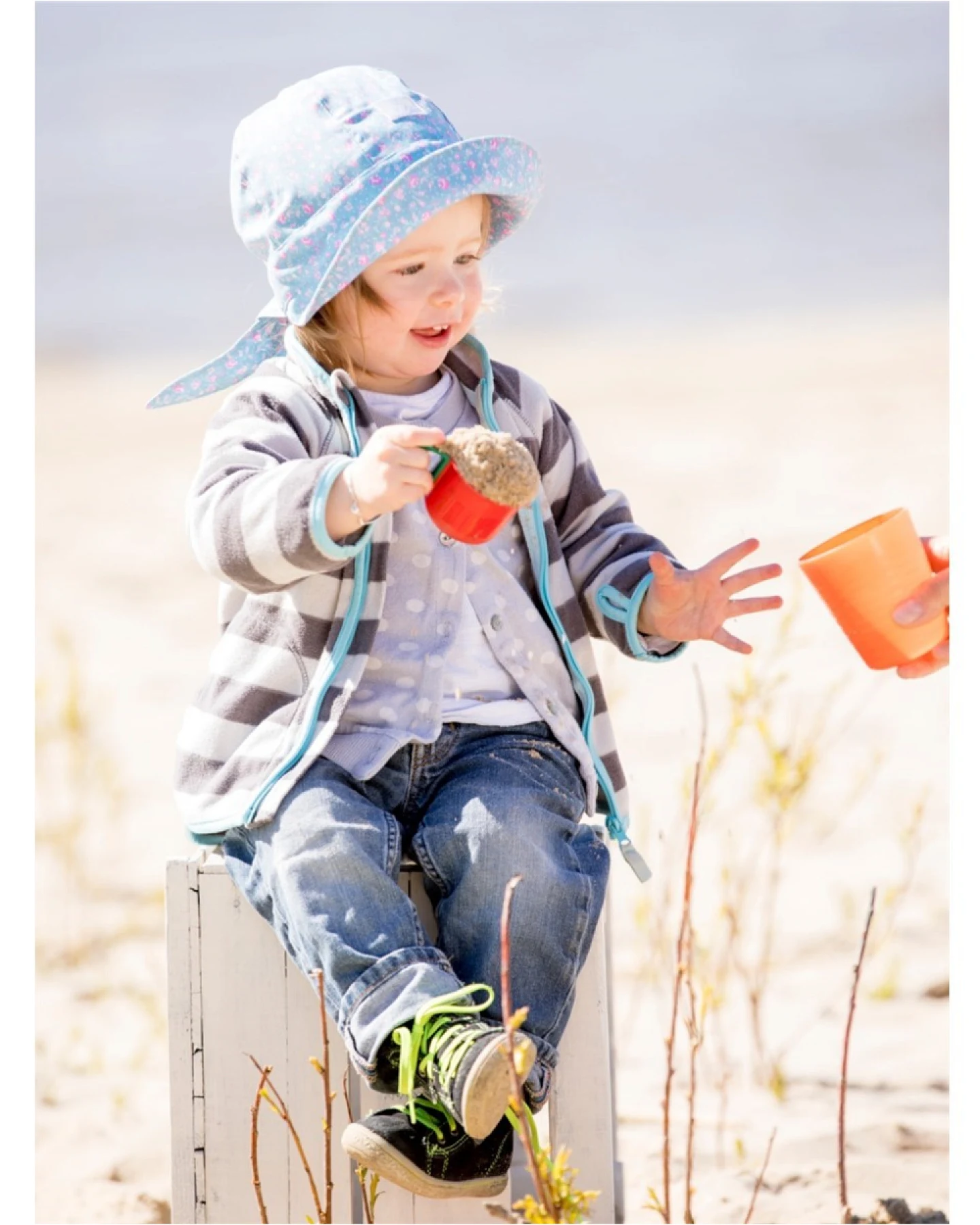 Pickapooh Baby und Kinder Schirmmütze Blumen Gr.48 – Ansicht 2
