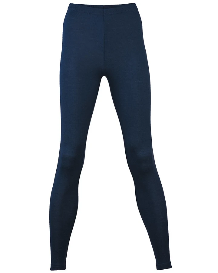 Engel Natur Damen Leggings Wolle Seide marine Gr.38/40