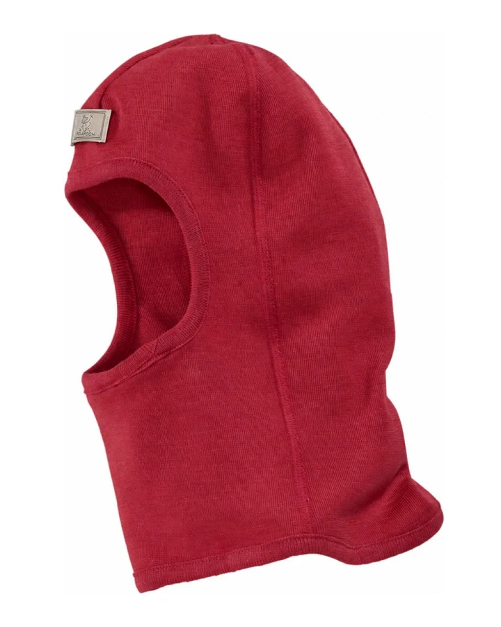 Pickapooh Baby und Kinder Helmmütze Schlupfmütze Wolle Seide rot Gr.48