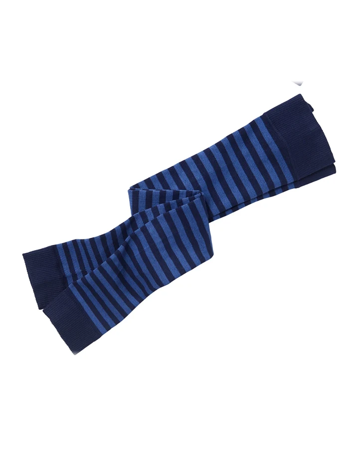 Kinder Leggings Baumwolle (kbA) marine-geringelt Gr.3/4